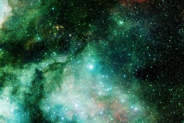 Derin uzay. Fevkalade bilim kurgu canlandırması. Bu görüntünün elementleri NASA tarafından desteklenmektedir.