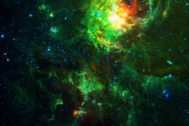 Sonsuz evrenin harikası. Bilim kurgu duvar kağıdı. Bu görüntünün elementleri NASA tarafından desteklenmektedir.