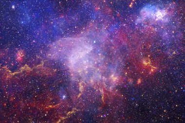 Dış uzayda yıldızları ve galaksileri olan sonsuz evren. Kozmos sanatı. Bu görüntünün elementleri NASA tarafından desteklenmektedir.