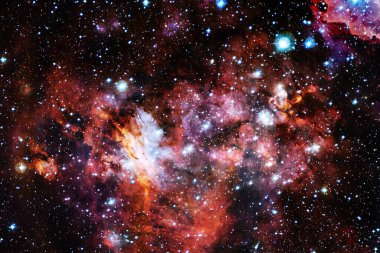 Dış uzay, kozmik manzara. Nebula. Bu görüntünün elementleri NASA tarafından desteklenmektedir.