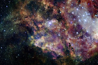 Uzay boşluğu. Bilim kurgu evreni. Bu görüntünün elementleri NASA tarafından desteklenmektedir