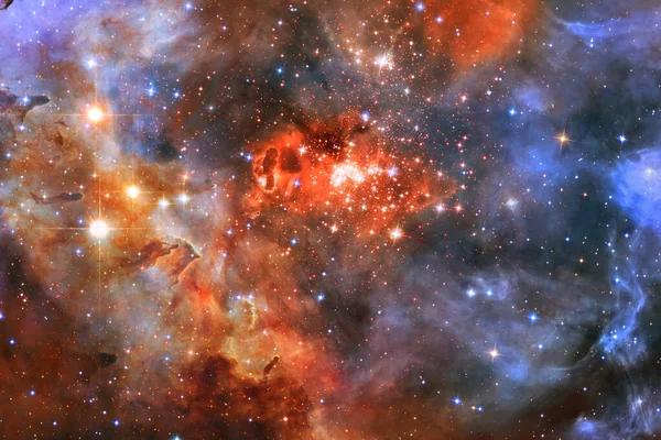 Nebulosa Cúmulo Estrellas Espacio Profundo Arte Ciencia Ficción Elementos Esta — Foto de Stock