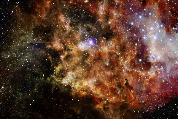 Racimo Estrellas Starfield Nebulosa Elementos Esta Imagen Proporcionados Por Nasa — Foto de Stock