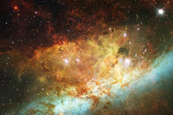 Yıldız Kümesi Starfield Nebula Görüntünün Elementleri Nasa Tarafından Desteklenmektedir — Stok fotoğraf