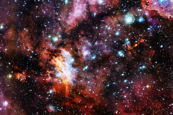 Dış uzay sanatı. Starfield. Harika bir nebula. Bu görüntünün elementleri NASA tarafından desteklenmektedir.