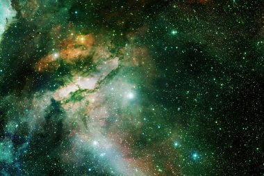 Starfield. Kozmos sanatı. Bu görüntünün elementleri NASA tarafından desteklenmektedir.