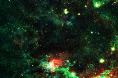 Dış uzay, kozmik manzara. Nebula. Bu görüntünün elementleri NASA tarafından desteklenmektedir.