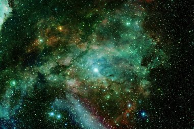 Uzay boşluğu. Bilim kurgu evreni. Bu görüntünün elementleri NASA tarafından desteklenmektedir