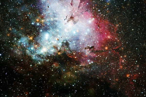 Dış Uzay Kozmik Manzara Nebula Görüntünün Elementleri Nasa Tarafından Desteklenmektedir — Stok fotoğraf