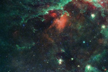 Dış uzay sanatı. Starfield. Harika bir nebula. Bu görüntünün elementleri NASA tarafından desteklenmektedir.