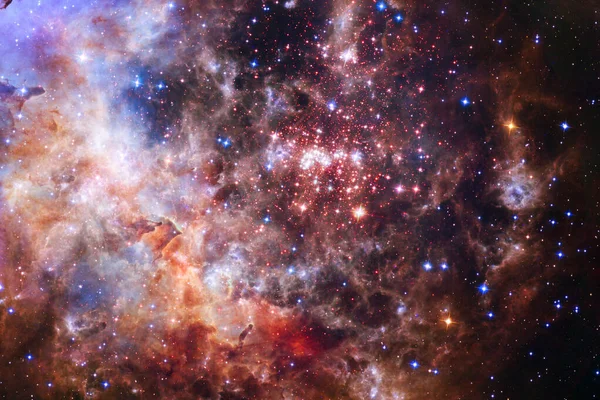 Gyönyörű Galaxis Valahol Űrben Kozmikus Tapéta Kép Elemeit Nasa Bocsátotta — Stock Fotó