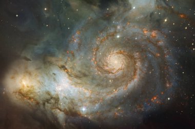 Sonsuz evrenin harikası. Bilim kurgu duvar kağıdı. Bu görüntünün elementleri NASA tarafından desteklenmektedir.