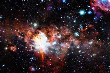 Yıldız kümesi. Starfield. Nebula. Bu görüntünün elementleri NASA tarafından desteklenmektedir.