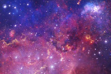 Dış uzay sanatı. Starfield. Harika bir nebula. Bu görüntünün elementleri NASA tarafından desteklenmektedir.
