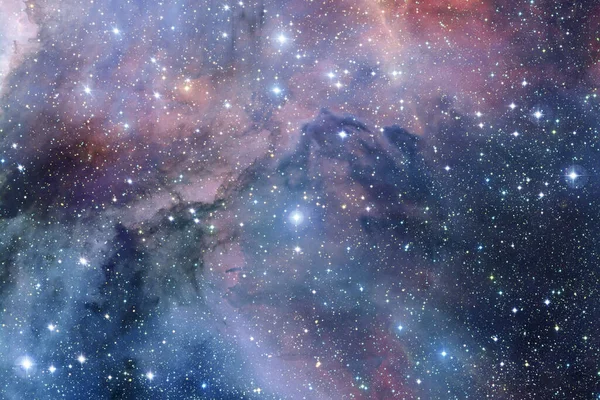 Nebula Uzayın Derinliklerinde Bir Yıldız Kümesi Bilim Kurgu Sanatı Görüntünün — Stok fotoğraf