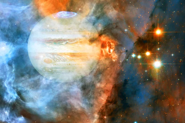Arta Spaţială Exterioară Starfield Nebuloase Grozave Elemente Ale Acestei Imagini — Fotografie, imagine de stoc