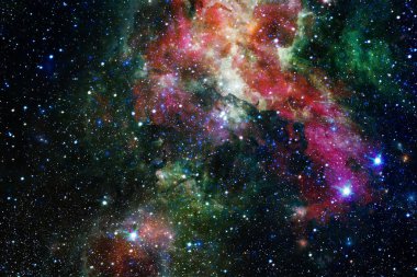 Dış uzay, kozmik manzara. Nebula. Bu görüntünün elementleri NASA tarafından desteklenmektedir.
