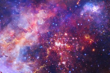 Sonsuz evrenin harikası. Bilim kurgu duvar kağıdı. Bu görüntünün elementleri NASA tarafından desteklenmektedir.