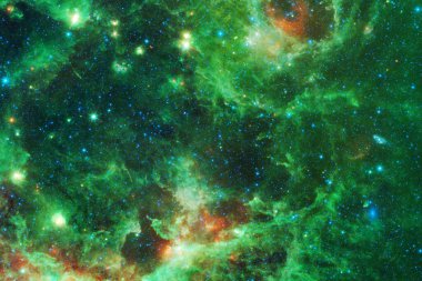 Dış uzay sanatı. Starfield. Harika bir nebula. Bu görüntünün elementleri NASA tarafından desteklenmektedir.