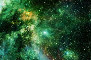 Nebula, uzayın derinliklerinde bir yıldız kümesi. Bilim kurgu sanatı. Bu görüntünün elementleri NASA tarafından desteklenmektedir.