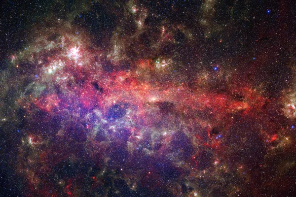 Eindeloos Universum Met Sterren Sterrenstelsels Ruimte Kosmos Kunst Elementen Van — Stockfoto