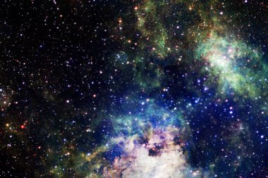 Sonsuz evrenin harikası. Bilim kurgu duvar kağıdı. Bu görüntünün elementleri NASA tarafından desteklenmektedir.
