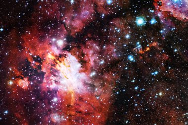 Dış uzayda yıldızları ve galaksileri olan sonsuz evren. Kozmos sanatı. Bu görüntünün elementleri NASA tarafından desteklenmektedir.