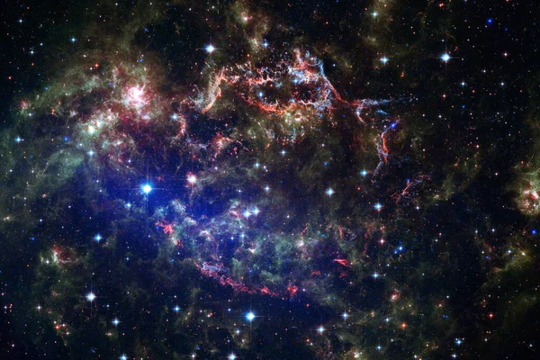 Aglomerado Estrelas Starfield Nebulosa Elementos Desta Imagem Fornecidos Pela Nasa — Fotografia de Stock