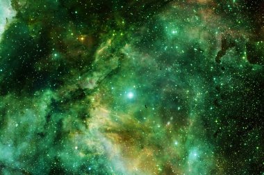 Derin uzay. Fevkalade bilim kurgu canlandırması. Bu görüntünün elementleri NASA tarafından desteklenmektedir.