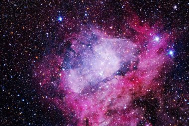 Starfield. Kozmos sanatı. Bu görüntünün elementleri NASA tarafından desteklenmektedir.