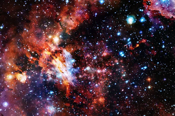 Dış Uzay Kozmik Manzara Nebula Görüntünün Elementleri Nasa Tarafından Desteklenmektedir — Stok fotoğraf