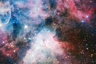 Uzay boşluğu. Bilim kurgu evreni. Bu görüntünün elementleri NASA tarafından desteklenmektedir