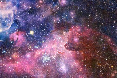 Dış uzay, kozmik manzara. Nebula. Bu görüntünün elementleri NASA tarafından desteklenmektedir.