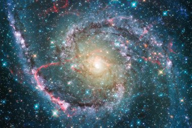 Yıldız kümesi. Starfield. Nebula. Bu görüntünün elementleri NASA tarafından desteklenmektedir.