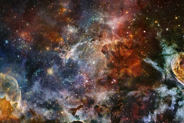 Dış Uzay Kozmik Manzara Nebula Görüntünün Elementleri Nasa Tarafından Desteklenmektedir — Stok fotoğraf