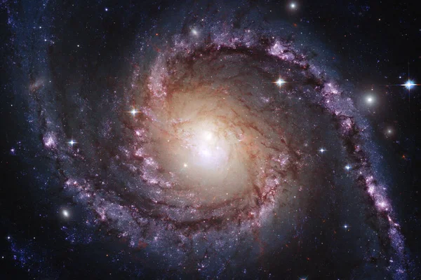 Hermosa galaxia. Elementos de esta imagen proporcionados por la NASA — Foto de Stock