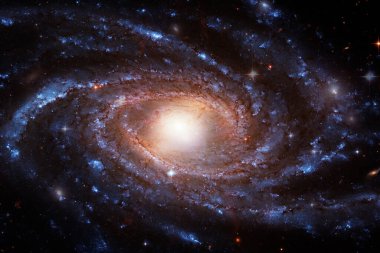 Dış uzay, kozmik manzara. Nebula. Bu görüntünün elementleri NASA tarafından desteklenmektedir.