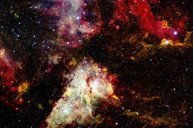 Sonsuz evrenin harikası. Bilim kurgu duvar kağıdı. Bu görüntünün elementleri NASA tarafından desteklenmektedir.