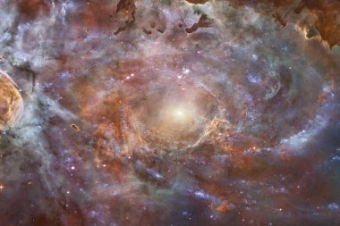 Nebula, uzayın derinliklerinde bir yıldız kümesi. Bilim kurgu sanatı. Bu görüntünün elementleri NASA tarafından desteklenmektedir.
