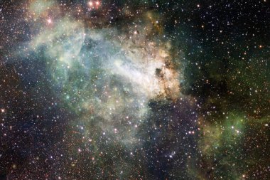 Dış uzayda yıldızları ve galaksileri olan sonsuz evren. Kozmos sanatı. Bu görüntünün elementleri NASA tarafından desteklenmektedir.