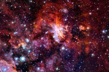 Dış uzay sanatı. Starfield. Harika bir nebula. Bu görüntünün elementleri NASA tarafından desteklenmektedir.