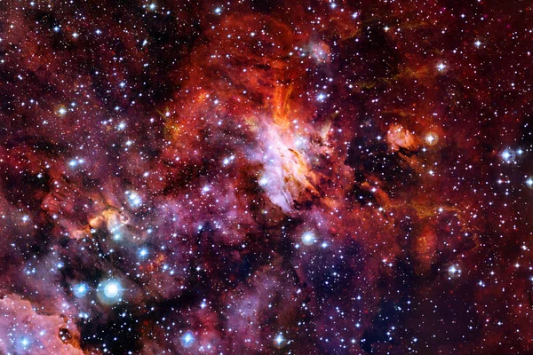 Dış Uzay Sanatı Starfield Harika Bir Nebula Görüntünün Elementleri Nasa — Stok fotoğraf