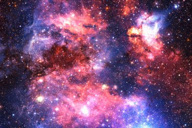 Yıldız kümesi. Starfield. Nebula. Bu görüntünün elementleri NASA tarafından desteklenmektedir.