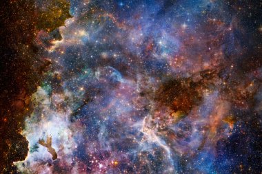 Sonsuz evrenin harikası. Bilim kurgu duvar kağıdı. Bu görüntünün elementleri NASA tarafından desteklenmektedir.