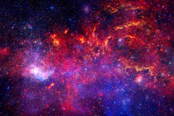 Beautiful galaxy somewhere in deep space. Cosmic wallpaper. Elements of this image furnished by NASA