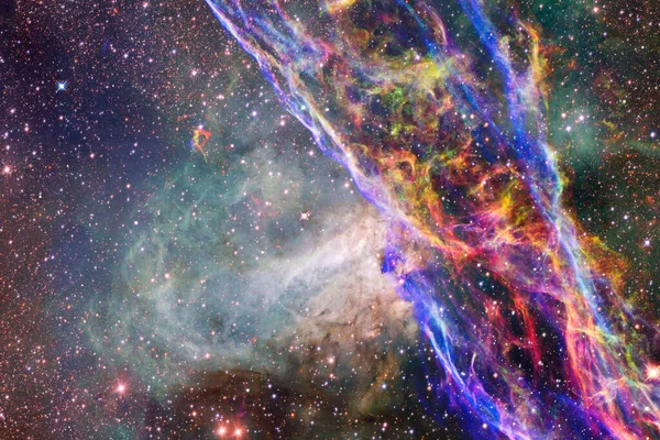 Stjärnornas Kluster Stjärnfält Nebulosa Delar Denna Bild Tillhandahålls Nasa — Stockfoto