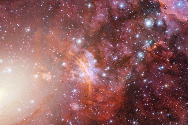 Dış uzayda yıldızları ve galaksileri olan sonsuz evren. Kozmos sanatı. Bu görüntünün elementleri NASA tarafından desteklenmektedir.