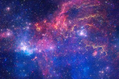 Dış uzay, kozmik manzara. Nebula. Bu görüntünün elementleri NASA tarafından desteklenmektedir.