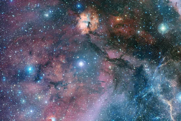 Aglomerado Estrelas Starfield Nebulosa Elementos Desta Imagem Fornecidos Pela Nasa — Fotografia de Stock