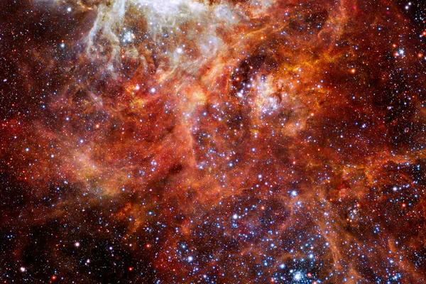 深空的星团 科幻小说艺术 美国航天局提供的这一图像的要素 — 图库照片